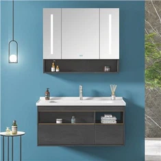 Gabinete de banheiro grande